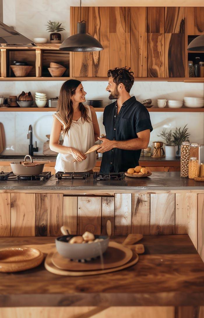 Wooden kitchen